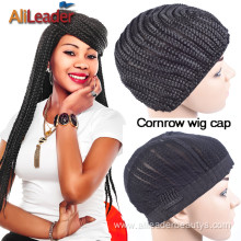 Black Box Braided Cornrow Wig Caps With Combs